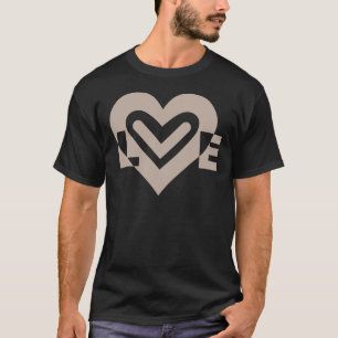 T-shirt L'amour en gris