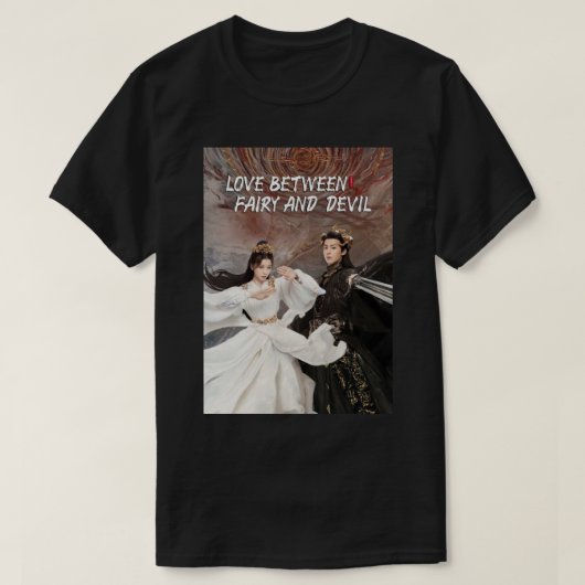 T-shirt L'Amour Entre Le Carnet Spiral Fairy Et Devil (Design devant)