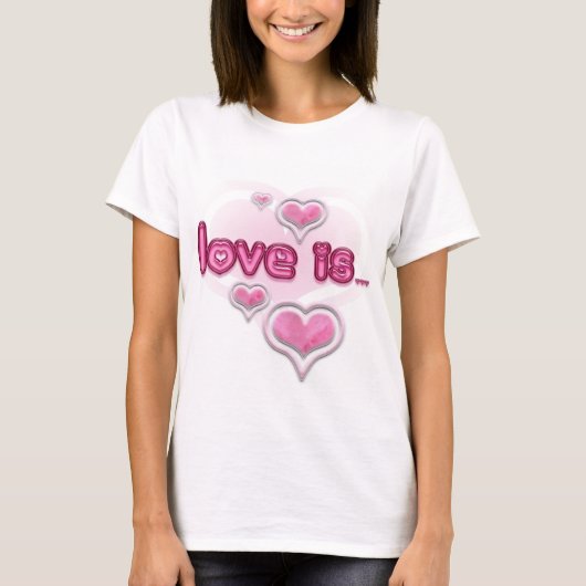 T-shirt L'amour est... (Devant)