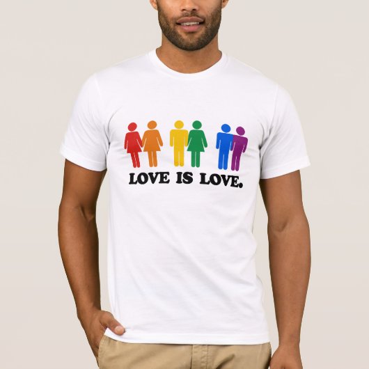T-shirt L'amour est amour (Devant)