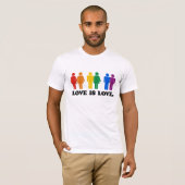 T-shirt L'amour est amour (Devant entier)