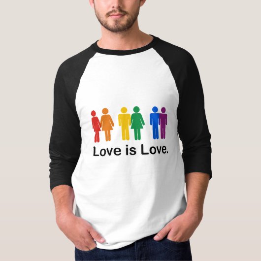 T-shirt L'amour est amour (Devant)