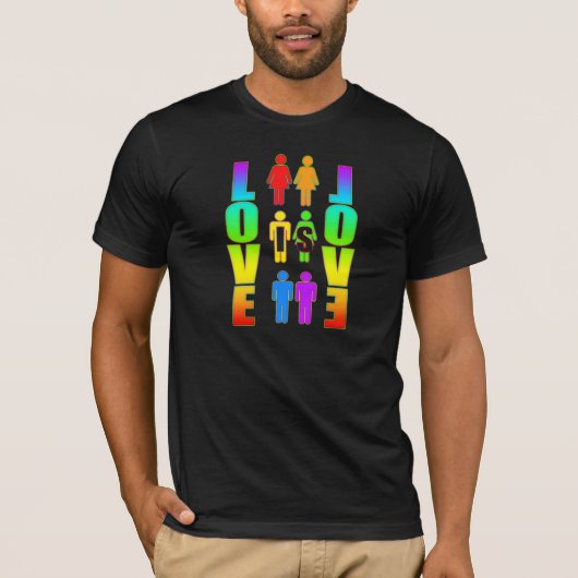 T-shirt L'amour est amour (Devant)