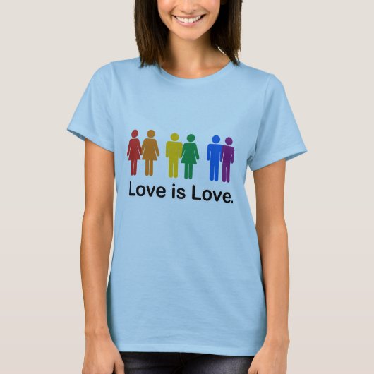 T-shirt L'amour est amour (Devant)