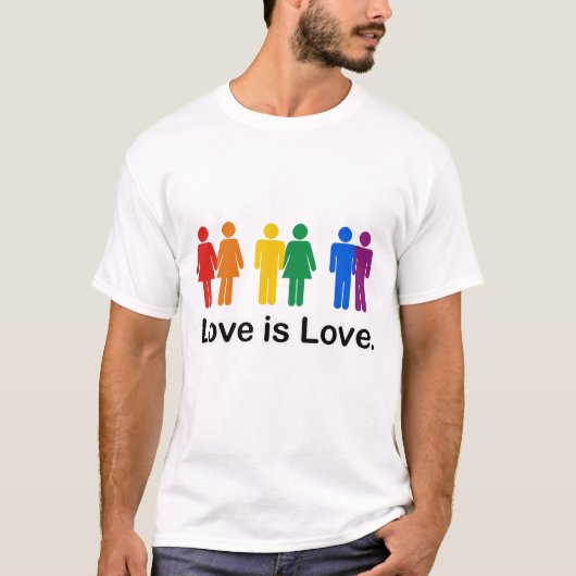 T-shirt L'amour est amour (Devant)