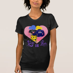 T-shirt L'amour est amour. Amour arc-en-ciel. Fierté LGBT+