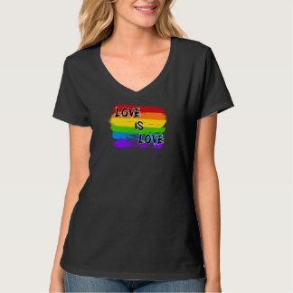 T-shirt L'amour est amour LGBT Arc-en-ciel