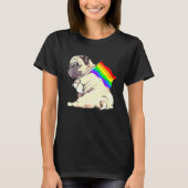 T-shirt L'Amour Est Amour Lgbt Drapeau Gay pride Rainbow L (Devant)