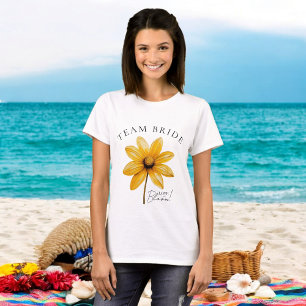 T-shirt L'amour est en fleur une douche nuptiale fleurie m