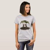 T-shirt L'Amour est l'abri que nous construisons ensemble (Devant entier)