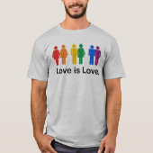 T-shirt L'amour est l'amour (Devant)