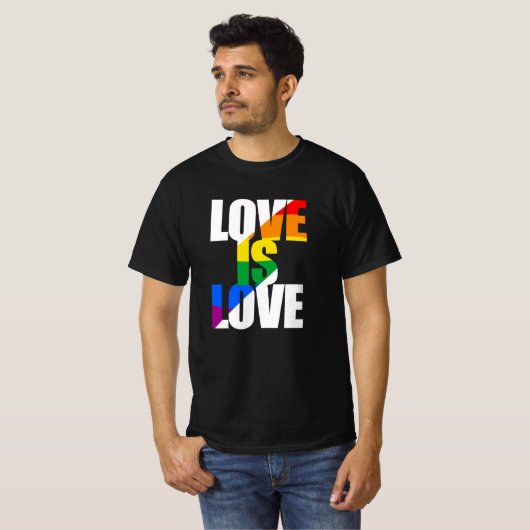 T-SHIRT L'AMOUR EST L'AMOUR (Devant entier)