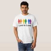 T-shirt "L'amour est l'amour" (Devant entier)