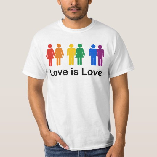 T-shirt "L'amour est l'amour" (Devant)