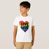 T-shirt L'amour est l'amour (Devant entier)