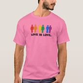 T-shirt L'amour est l'amour (Devant)