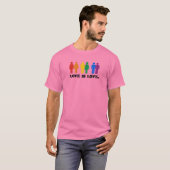 T-shirt L'amour est l'amour (Devant entier)