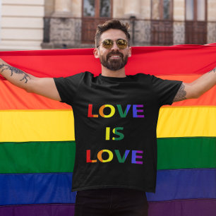 T-shirt L'amour est l'amour, la fierté LGBT