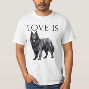 T-shirt L'amour est le Berger belge