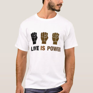 T-shirt L'amour est le tee - shirt des hommes de puissance