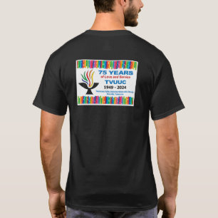 T-shirt L'amour est l'Esprit - Coeurs arc-en-ciel