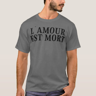 T-shirt LaMour Est Mort noir