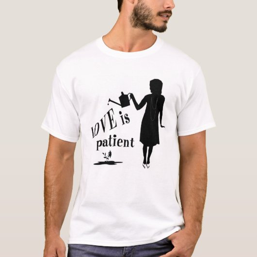T-shirt L'amour est patient (Devant)
