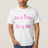 T-shirt L'amour est patient, amour est la chemise aimable (Devant)