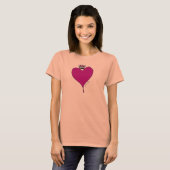 T-shirt L'amour est roi (Devant entier)