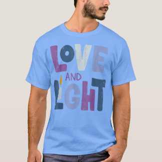 T-shirt L'Amour Et La Lumière Hanoukka