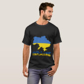 T-shirt L'amour et la sécurité de l'Ukraine (Devant entier)