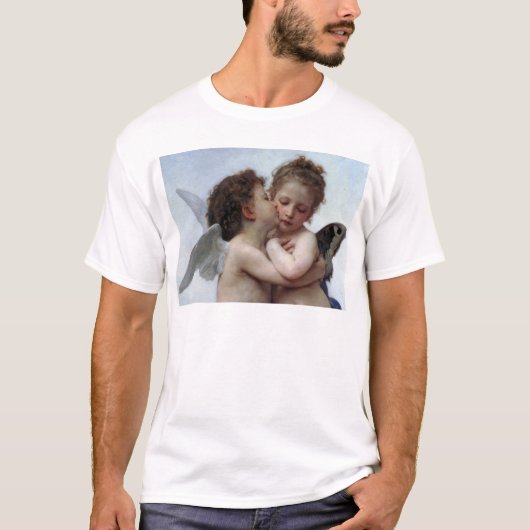 T-shirt L'Amour et Psyché, Enfants - William Bouguereau (Devant)