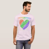 T-shirt L'amour gagne ! (Devant entier)