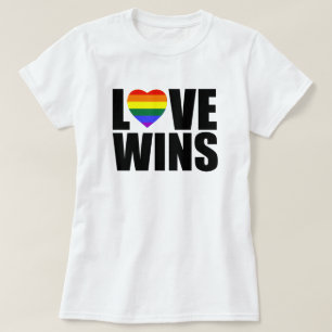 T-SHIRT L'AMOUR GAGNE ! #LOVEWINS CÉLÈBRE L'ÉGALITÉ MA