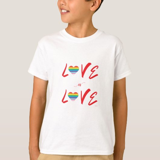 T-shirt L'amour LGBTQIA gagne toujours Rainbow Pride T-shi (Devant)