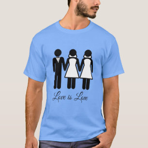 T-SHIRT L'AMOUR MARIAGE BISEXUEL EST L'AMOUR