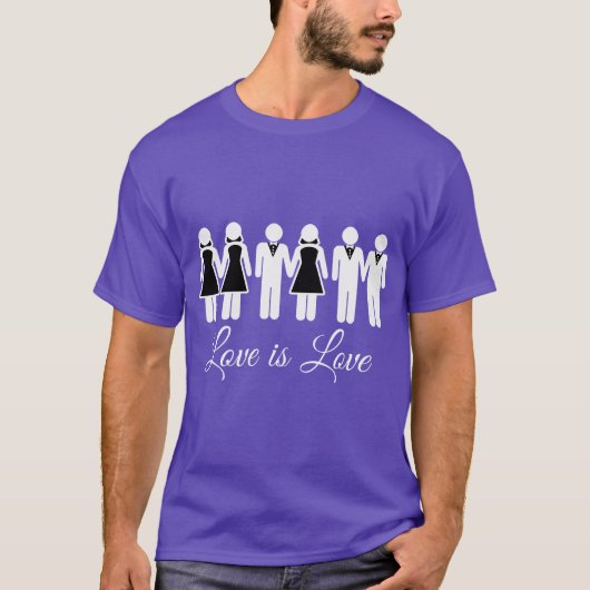 T-shirt L'AMOUR mariage EST L'AMOUR (Devant)