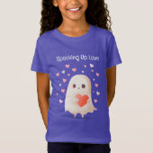 T-Shirt L'Amour Mignonne Fantôme Halloween (Devant)