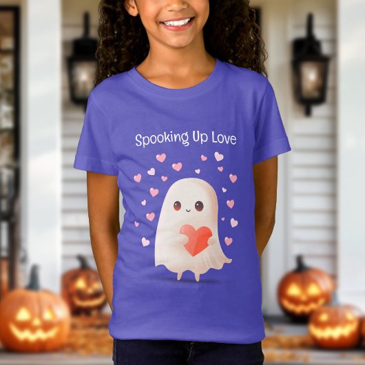T-Shirt L'Amour Mignonne Fantôme Halloween