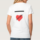 T-shirt L'amour mis à part (Dos)
