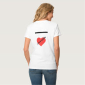 T-shirt L'amour mis à part (Dos entier)