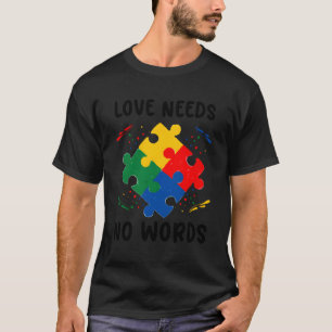 T-shirt L'amour n'a pas besoin de mots