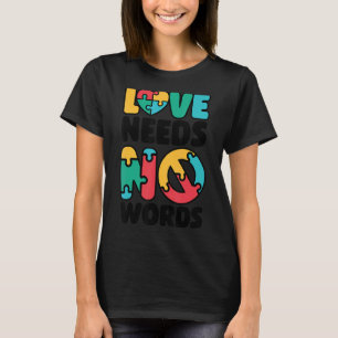 T-shirt L'amour n'a pas besoin de mots SPEED Sensibilisati