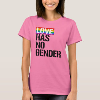 T-shirt L'amour n'a pas de genre - - Droits LGBTQ -