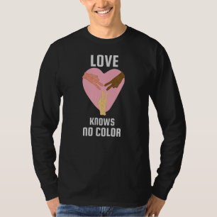 T-shirt L'amour ne connaît pas de couleur Lgbt l'égalité r