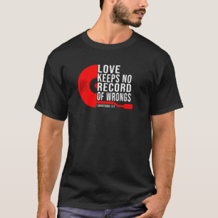 T-shirt L'amour ne garde pas de traces de fautes Hommes Ro