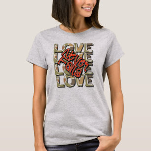 T-shirt L'amour ne manque jamais