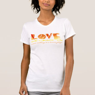 T-shirt L'amour ne signifie rien à un joueur de tennis