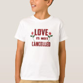 T-shirt L'amour n'est pas annulé (Devant)