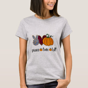 T-shirt l'amour paix chute idée cadeau pour halloween